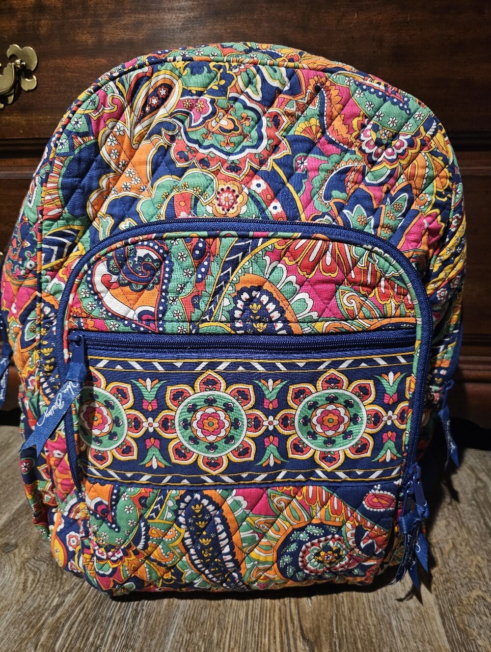 Vera Bradley Venetian Paisley Quilted Backpack